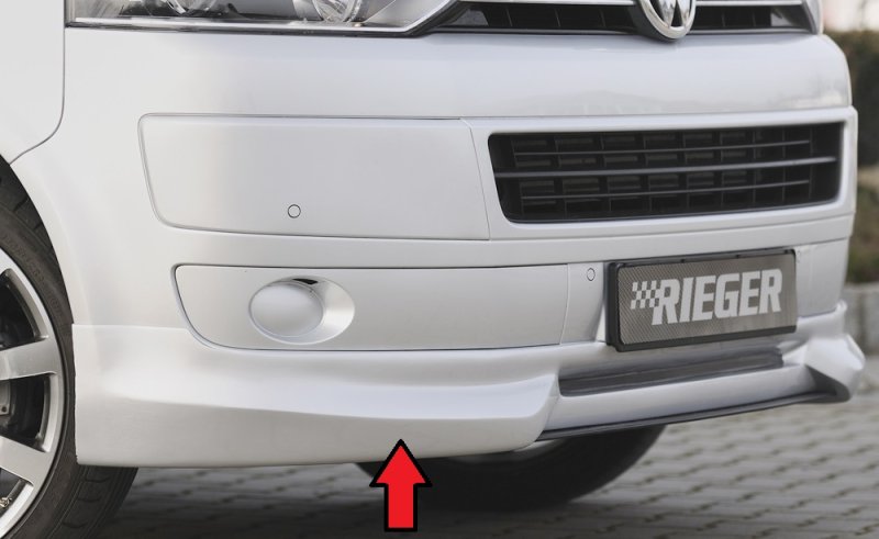 Rieger Spoilerlippe VW T5 Bus 09.09- (ab Facelift) - 59255