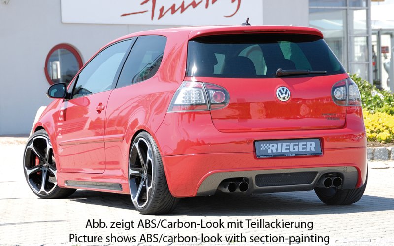 Preview: Rieger Heckansatz VW Golf 5 - 59408