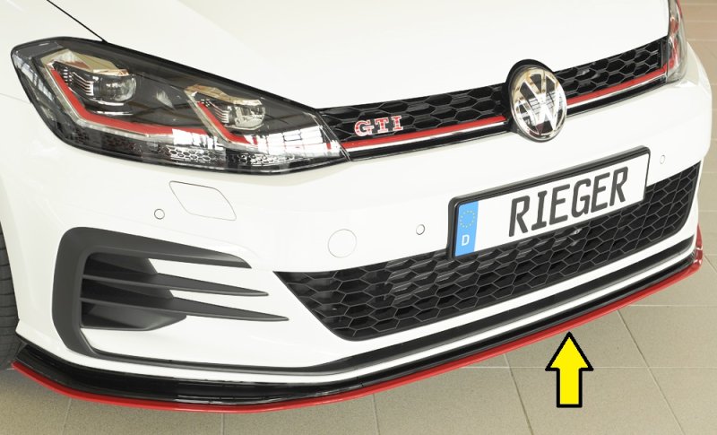 Rieger Spoilerschwert nur für GTI - TCR VW Golf 7 GTI-TCR 01.19- - 59515