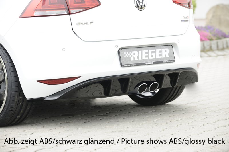 Rieger Heckeinsatz VW Golf 7 10.12- - 59559