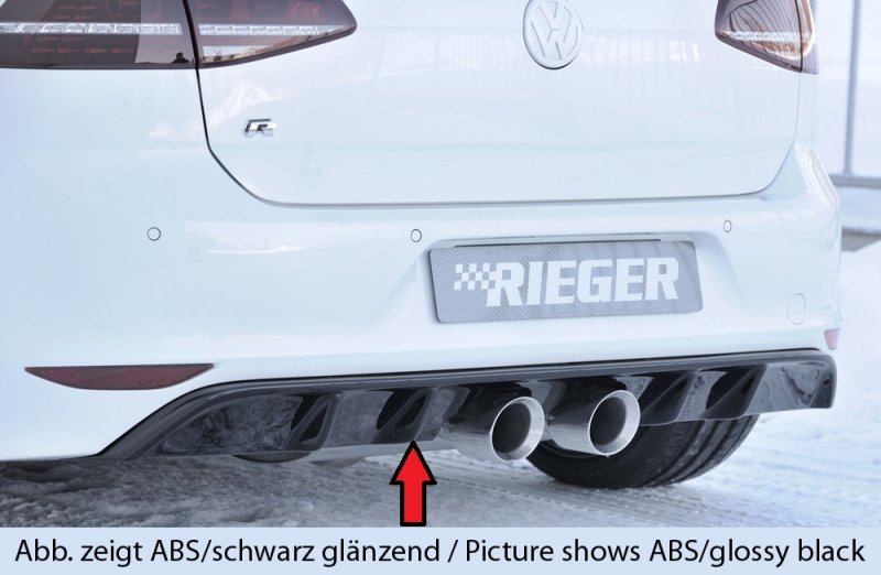 Rieger Heckeinsatz VW Golf 7 R 12.13-12.16 (bis Facelift) - 59568