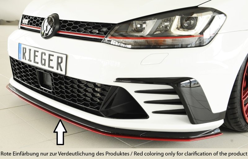 Rieger Spoilerschwert nur für GTI Clubsport VW Golf 7 GTI Clubsport 02.16- - 59574