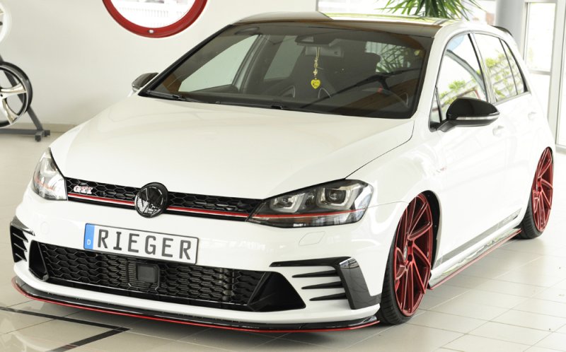 Rieger Spoilerschwert nur für GTI Clubsport VW Golf 7 GTI Clubsport 02.16- - 59574