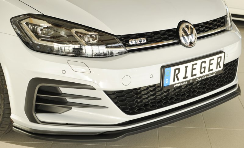 Rieger Spoilerschwert nur für GTI / GTD / GTE VW Golf 7 GTD 02.17- (ab Facelift) - 59580