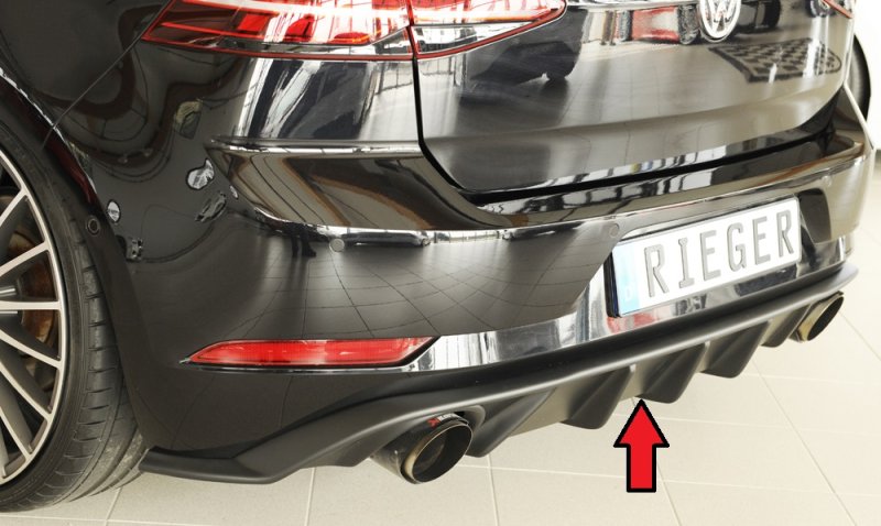 Rieger Heckeinsatz VW Golf 7 GTI 02.17- (ab Facelift) - 59589