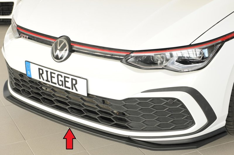 Rieger Spoilerschwert nur für GTI / GTD / GTE VW Golf 8 GTD 08.20- - 59609