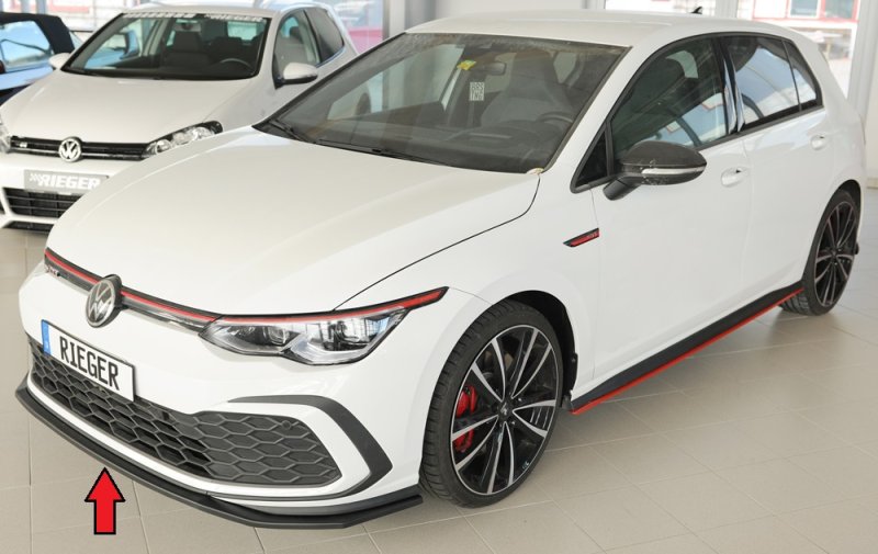 Rieger Spoilerschwert nur für GTI / GTD / GTE VW Golf 8 GTD 08.20- - 59609