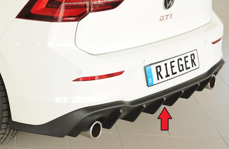 Rieger Heckeinsatz VW Golf 8 GTI 08.20- - 59610