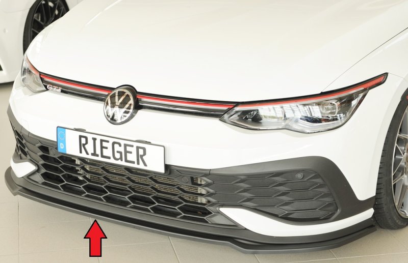 Rieger Spoilerschwert nur für GTI Clubsport VW Golf 8 GTI Clubsport 10.20- - 59611