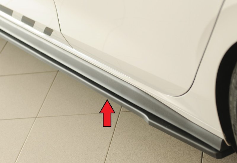 Rieger Seitenschwelleransatz VW Golf 8 GTD 08.20- - 59613