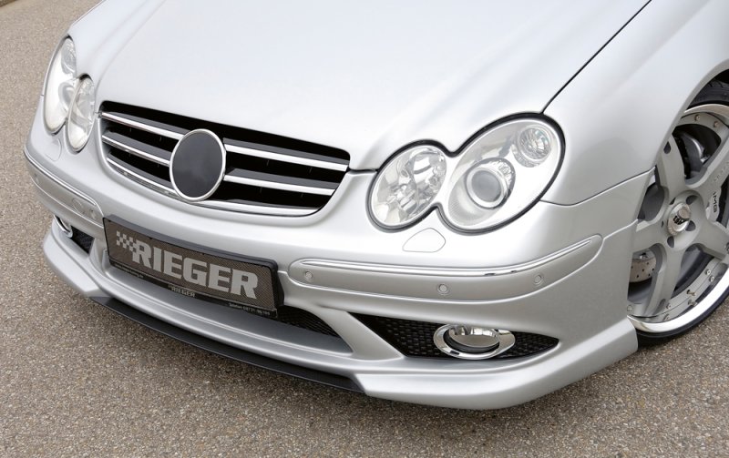 Preview: Rieger Spoileransatz Mercedes CLK (W209) 00.02-06.04 (bis Facelift / bis Modell 2005) - 71010