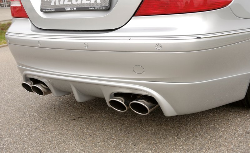 Rieger Heckschürzenansatz Mercedes CLK (W209) 00.02-06.04 (bis Facelift / bis Modell 2005) - 71015