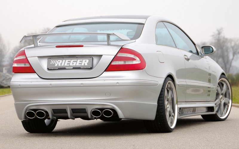 Rieger Heckscheibenblende Mercedes CLK (W209) 00.02-06.04 (bis Facelift / bis Modell 2005) - 71017