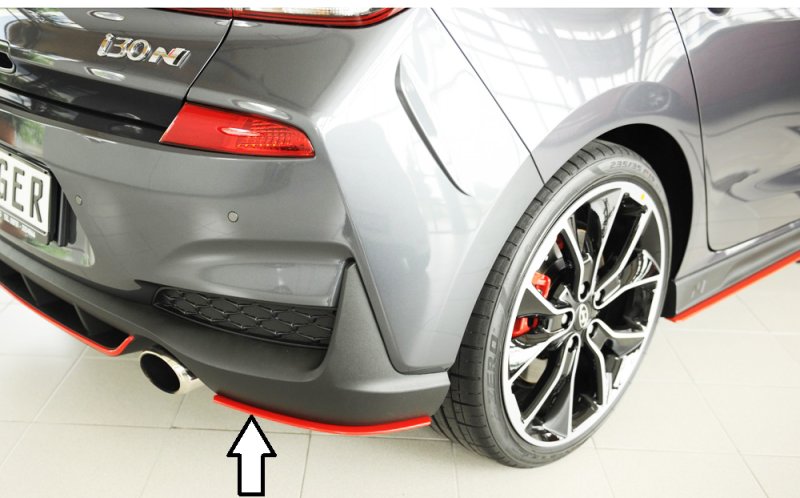 Rieger Heckschürzenansatz seitlich rechts Hyundai i30 N (PDE) 07.17-12.20 (bis Facelift) - 76004