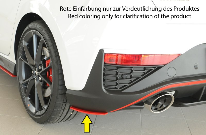 Rieger Heckschürzenansatz seitlich links Hyundai i30 N (PDE) 05.21- (ab Facelift) - 76011