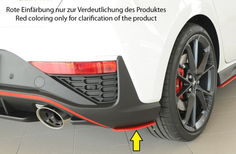 Rieger Heckschürzenansatz seitlich rechts Hyundai i30 N (PDE) 05.21- (ab Facelift) - 76012