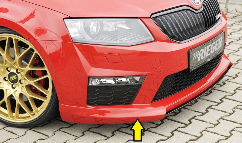 Rieger Spoilerlippe Skoda Octavia RS (5E) 06.13-01.17 (bis Facelift) - 79010