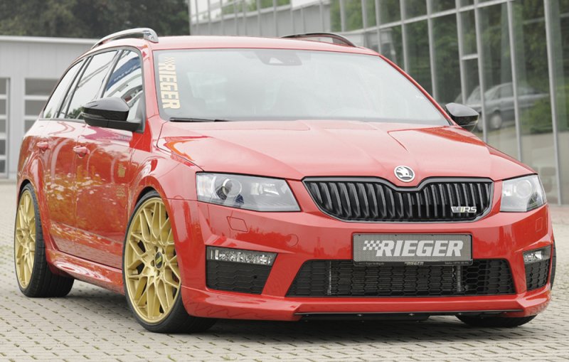 Rieger Spoilerlippe Skoda Octavia RS (5E) 06.13-01.17 (bis Facelift) - 79010