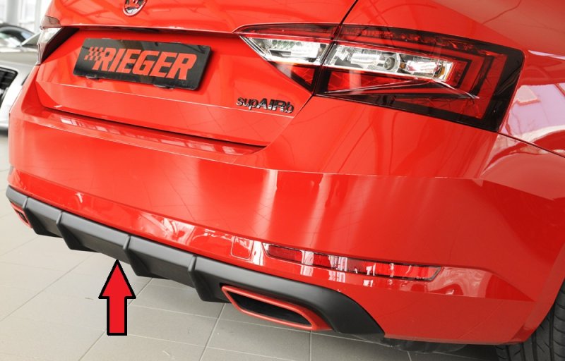 Rieger Heckeinsatz Skoda Superb III (3T/3V) 03.15-10.18 (bis Facelift 1) - 79043