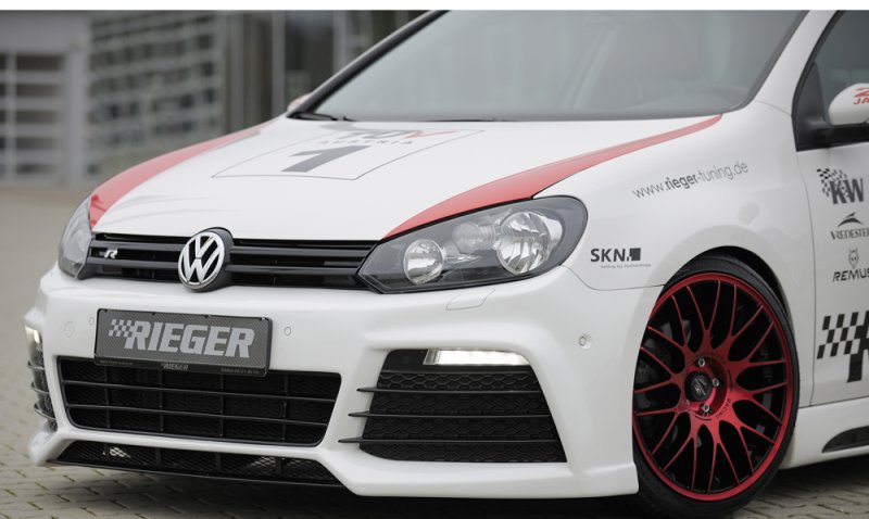 Rieger Lufteinlaßblenden (Aufpreis) schwarz glänzend VW Golf 6 - 88004