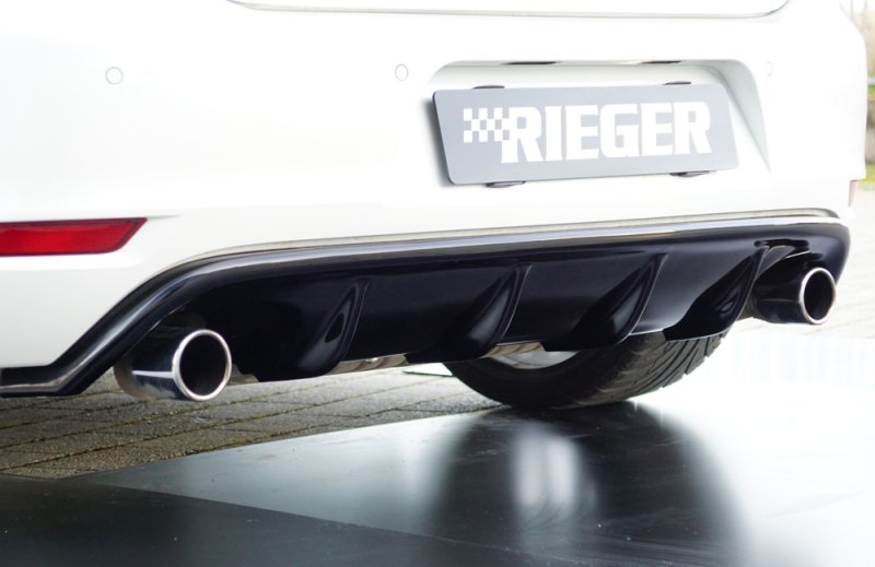 Rieger Heckeinsatz schwarz glänzend VW Golf 6 GTI - 88023