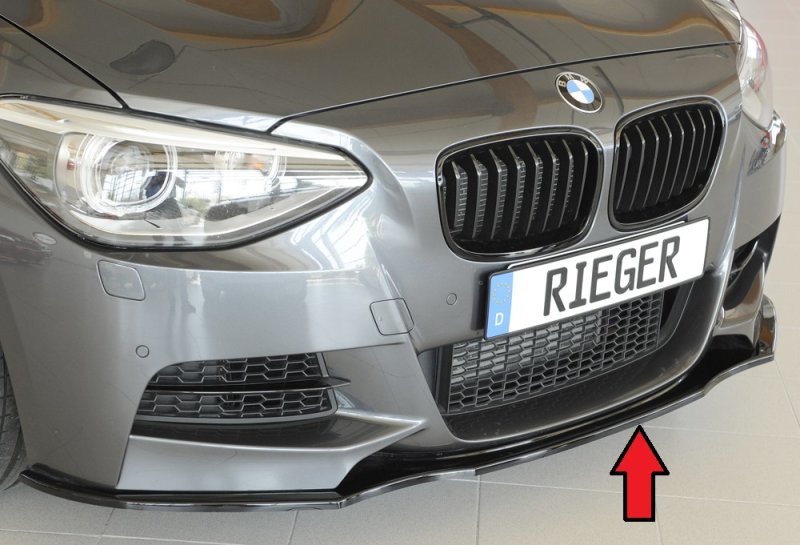 Rieger Spoilerschwert schwarz glänzend BMW 1er F20 (1K4) 09.11-03.2015 (bis Facelift) - 88081