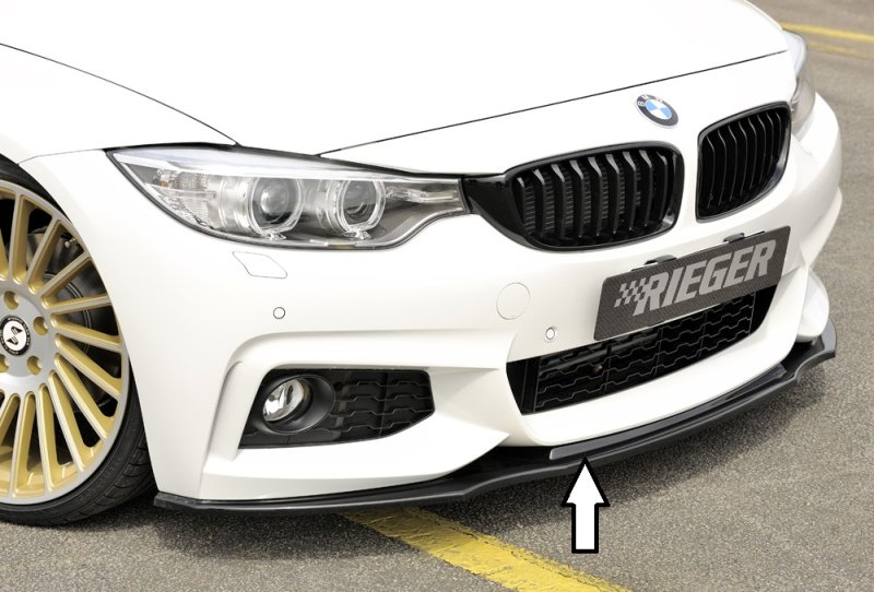 Rieger Spoilerschwert schwarz glänzend BMW 4er F32 (3C) 07.15- (ab Facelift) LCI - 88086