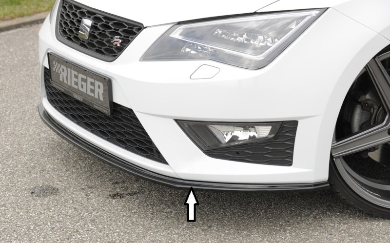 Rieger Spoilerschwert schwarz glänzend Seat Leon Cupra (5F) 03.14-12.16 (bis Facelift) - 88105
