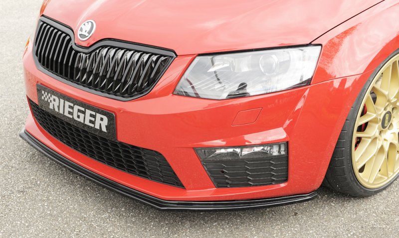 Rieger Spoilerschwert schwarz glänzend Skoda Octavia RS (5E) 06.13-01.17 (bis Facelift) - 88106
