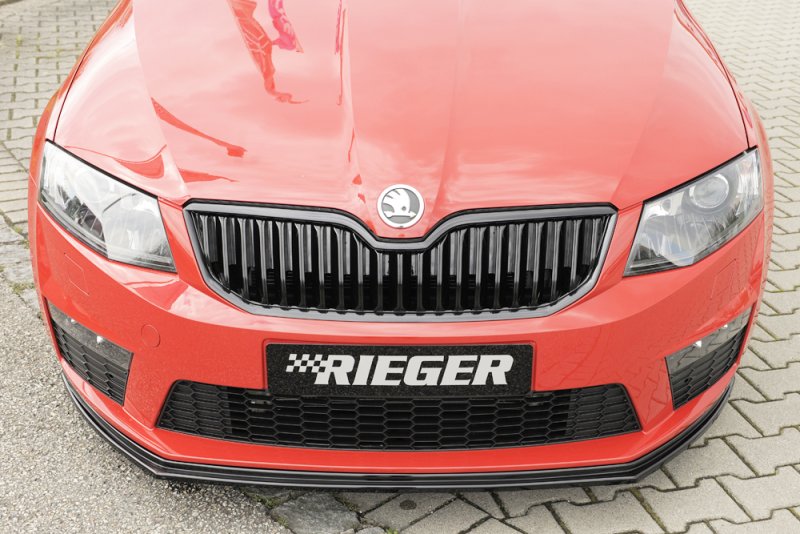 Rieger Spoilerschwert schwarz glänzend Skoda Octavia RS (5E) 06.13-01.17 (bis Facelift) - 88106