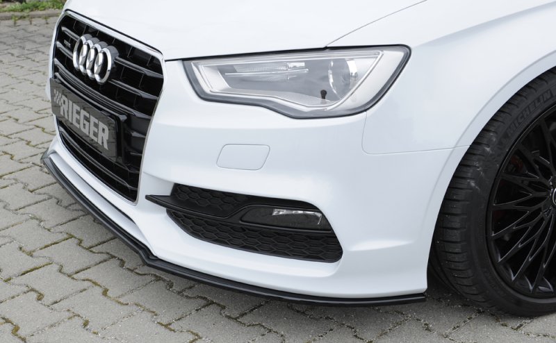 Rieger Spoilerschwert schwarz glänzend Audi A3 (8V) 07.12-08.16 (bis Facelift) - 88116