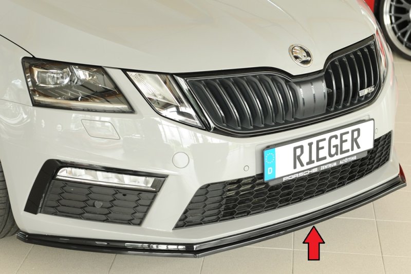 Rieger Spoilerschwert schwarz glänzend Skoda Octavia RS (5E) 02.17- (ab Facelift) - 88140