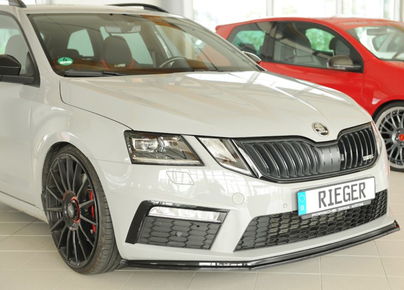 Rieger Spoilerschwert schwarz glänzend Skoda Octavia RS (5E) 02.17- (ab Facelift) - 88140