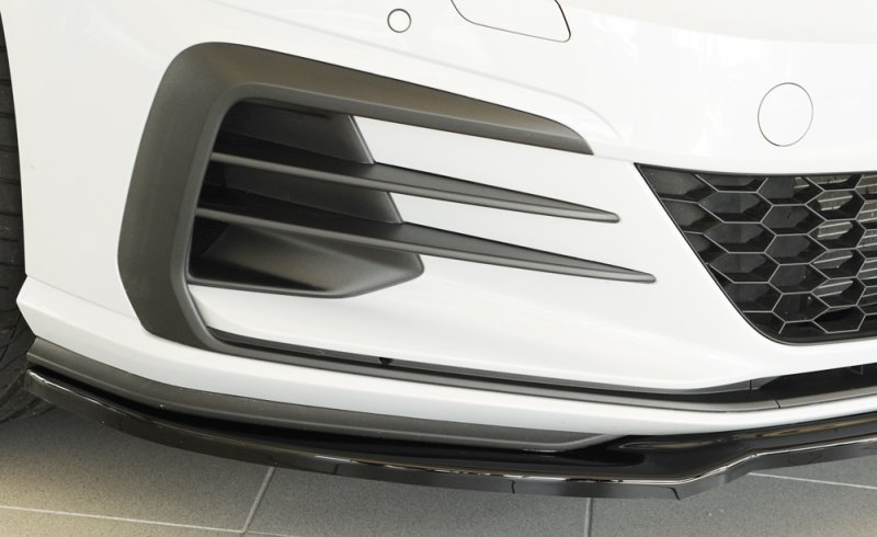 Rieger Spoilerschwert nur für GTI / GTD / GTE schwarz glänzend VW Golf 7 GTD 02.17- (ab Facelift) - 88148