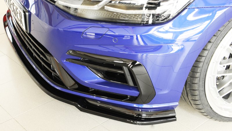 Rieger Spoilerschwert nur für R / R-Line schwarz glänzend VW Golf 7 R 02.17- (ab Facelift) - 88150