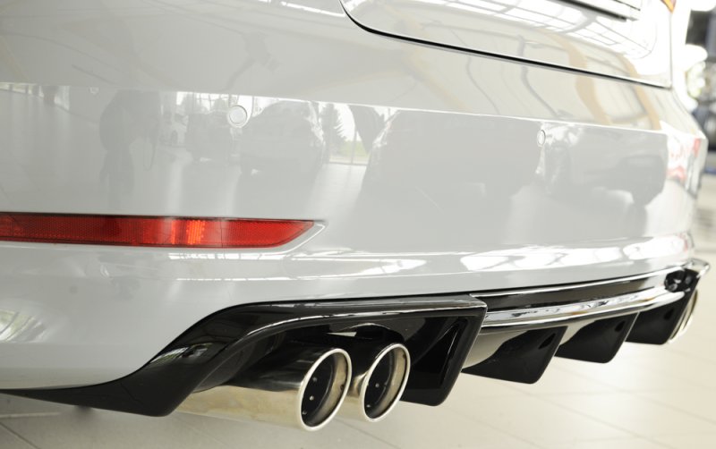 Rieger Heckeinsatz schwarz glänzend Audi A3 (8V) 07.12-08.16 (bis Facelift) - 88158