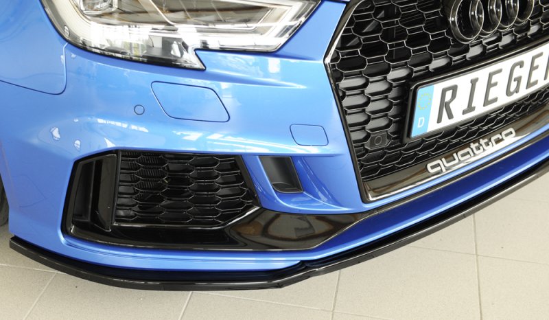 Rieger Spoilerschwert schwarz glänzend Audi RS3 (8V) 02.17- (ab Facelift) - 88161