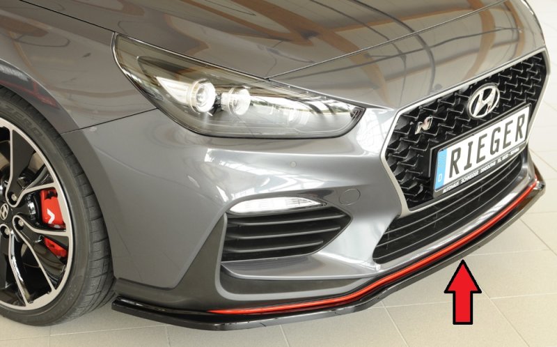 Rieger Spoilerschwert schwarz glänzend Hyundai i30 N (PDE) 07.17-12.20 (bis Facelift) - 88163