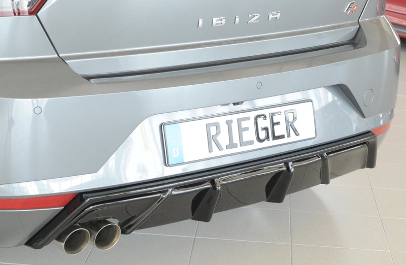 Rieger Heckeinsatz schwarz glänzend Seat Ibiza (KJ) 01.17- - 88168