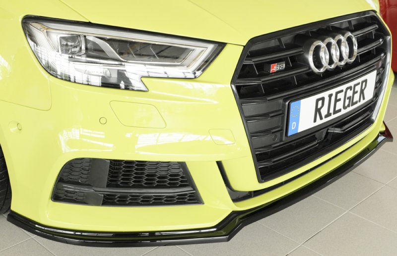 Rieger Spoilerschwert schwarz glänzend Audi A3 (8V) 09.16- (ab Facelift) - 88169