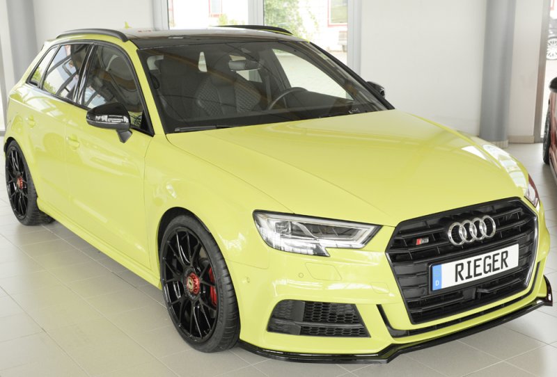 Rieger Spoilerschwert schwarz glänzend Audi A3 (8V) 09.16- (ab Facelift) - 88169