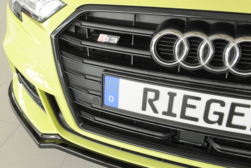 Rieger Spoilerschwert schwarz glänzend Audi A3 (8V) 09.16- (ab Facelift) - 88169