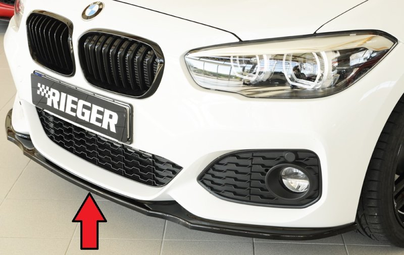 Rieger Spoilerschwert schwarz glänzend BMW 1er F20 (1K4) 05.2015- (ab Facelift) LCI - 88170