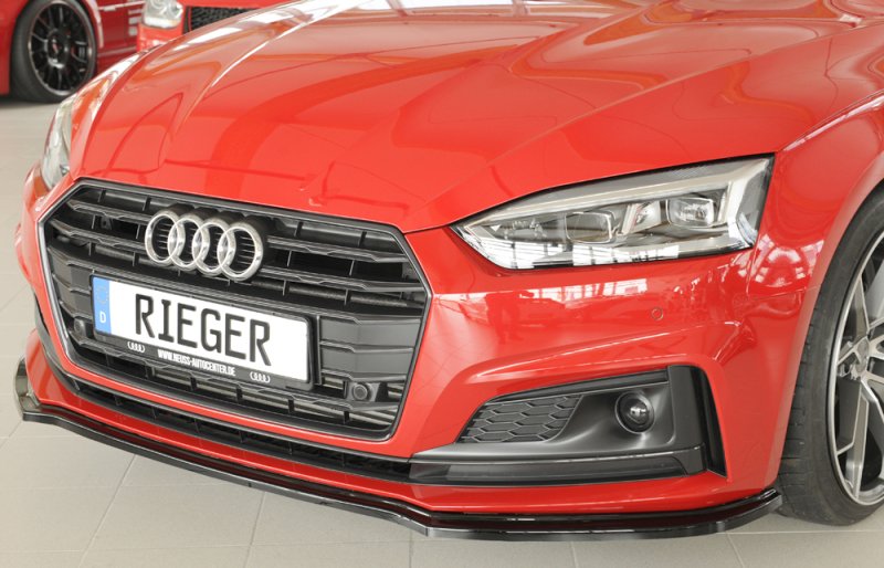 Rieger Spoilerschwert schwarz glänzend Audi A5 (B9/F5) 07.16-12.19 (bis Facelift) - 88173