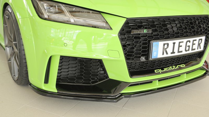 Rieger Spoilerschwert schwarz glänzend Audi TT RS (8J/8J1-FV/8S) 05.16-08.18 (bis Facelift) - 88174