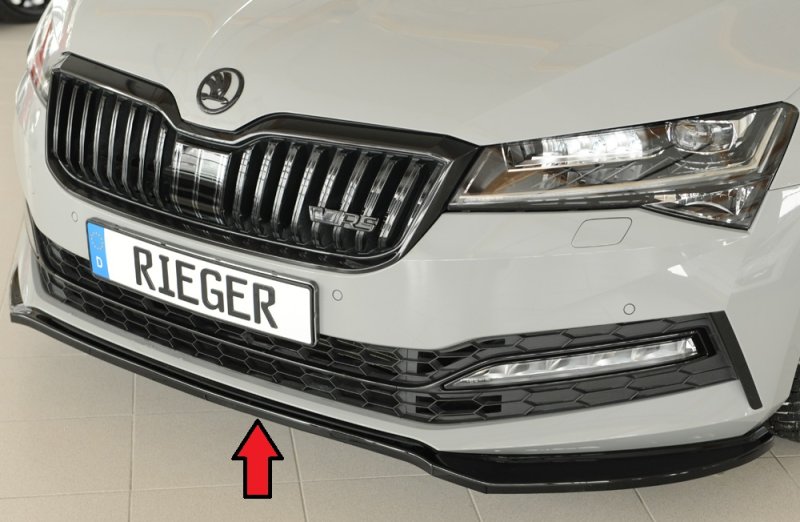 Rieger Spoilerschwert schwarz glänzend Skoda Superb III (3T/3V) 08.19- (ab Facelift 2) - 88175