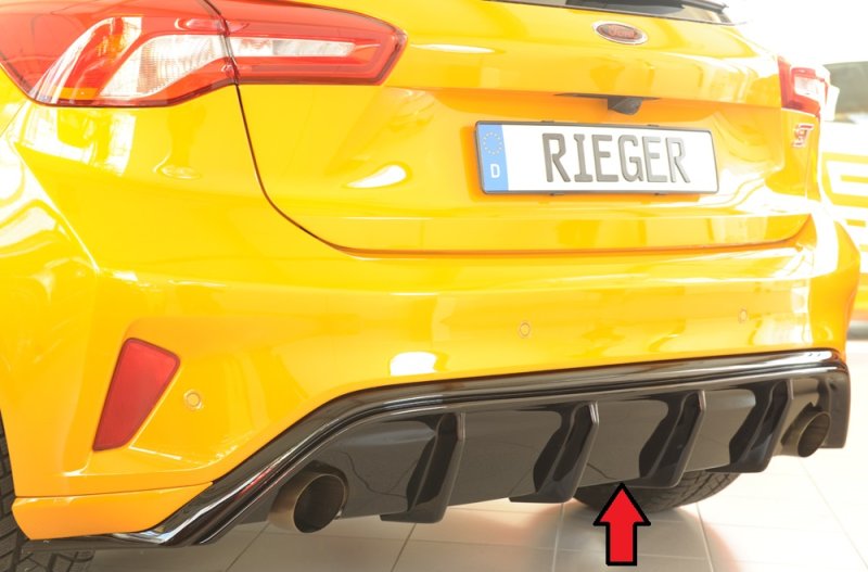 Rieger Heckeinsatz schwarz glänzend Ford Focus 4 ST (DEH) 06.19- - 88179