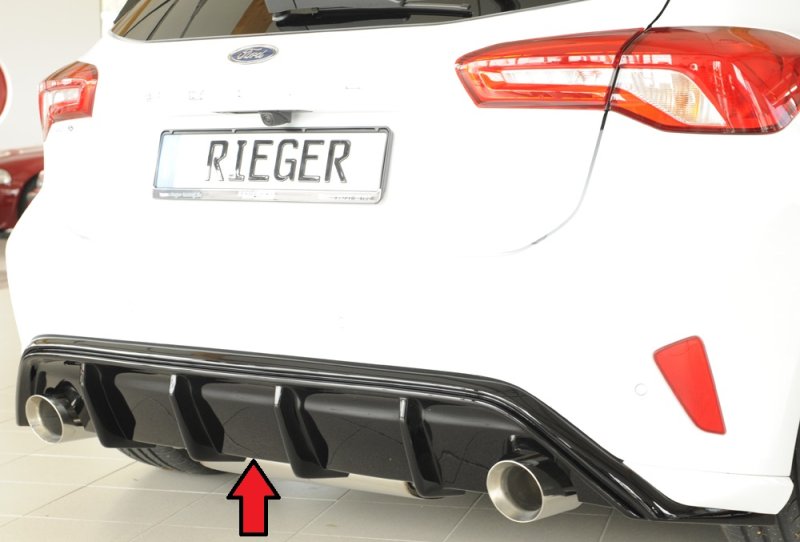Rieger Heckeinsatz schwarz glänzend Ford Focus 4 (DEH) 09.18- - 88194