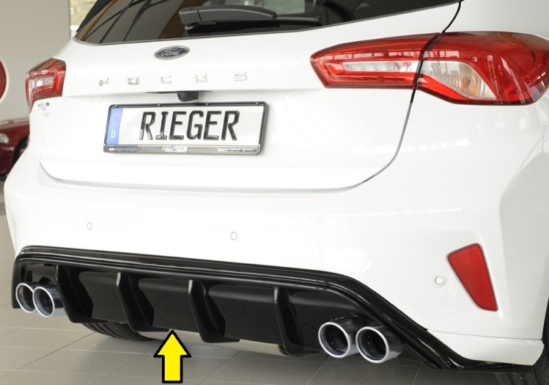 Rieger Heckeinsatz schwarz glänzend Ford Focus 4 (DEH) 09.18- - 88195