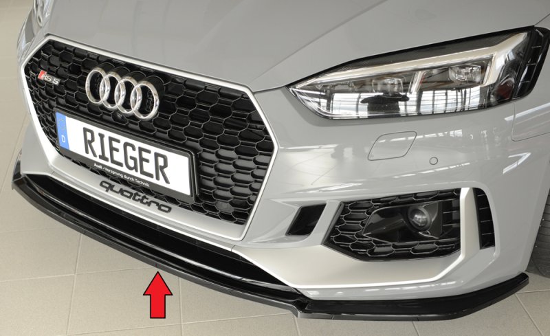 Rieger Spoilerschwert schwarz glänzend Audi RS5 (B9/F5) 03.17-02.20 (bis Facelift) - 88202